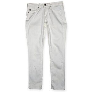 AG Adriano Goldschmied The Stilt Cigarette Leg Jeans White Women's Size 27